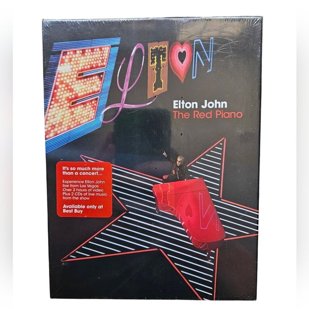 Elton John The Red Piano 2 DVD and 2 CD  Deluxe Set